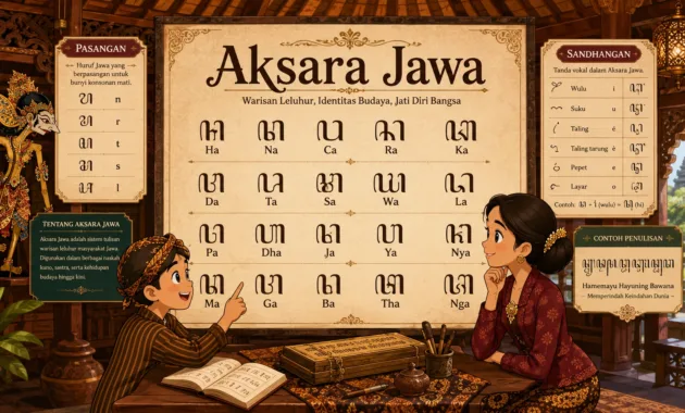 Belajar aksara Jawa