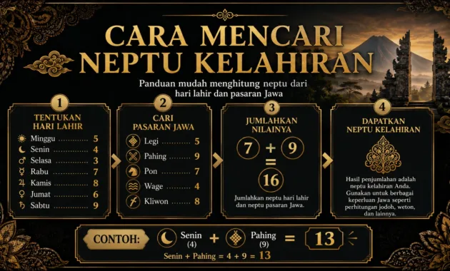 Cara Mencari Neptu Kelahiran (1) Cara Mencari Neptu Kelahiran