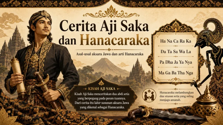 Cerita Aji Saka dan Hanacaraka serta Arti Hanacaraka