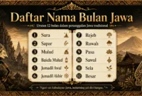 Daftar Nama Bulan Jawa Daftar Nama Bulan Jawa