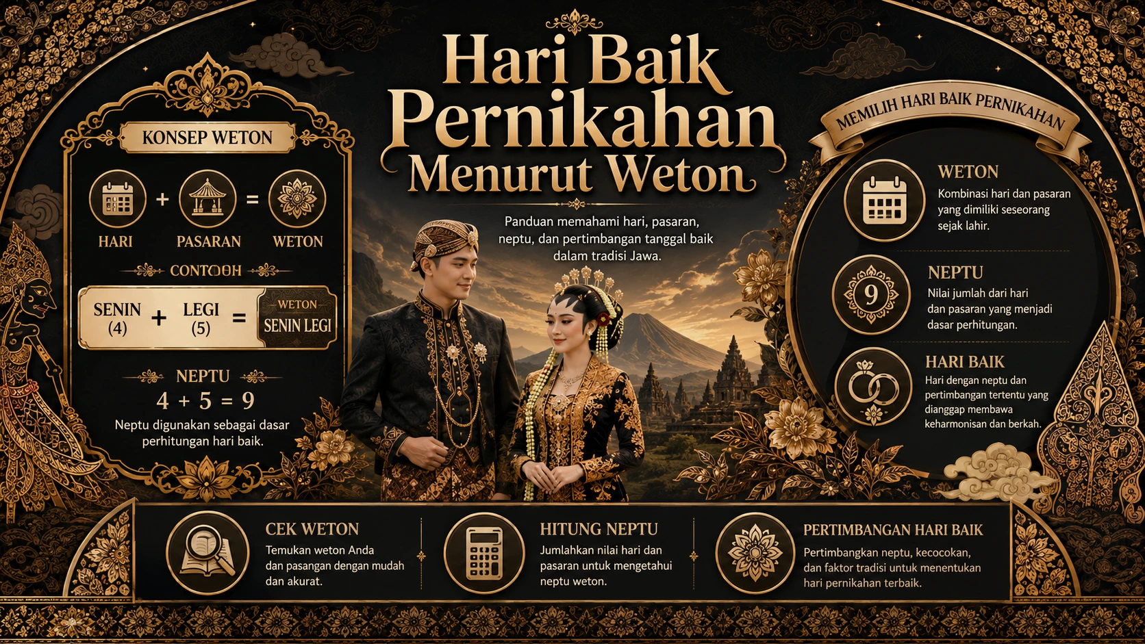 Hari Baik Menikah Menurut Weton Jawa