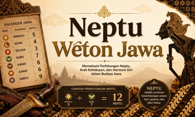 Neptu Weton Jawa Neptu Weton Jawa: Daftar Nilai, Cara Hitung, dan Artinya