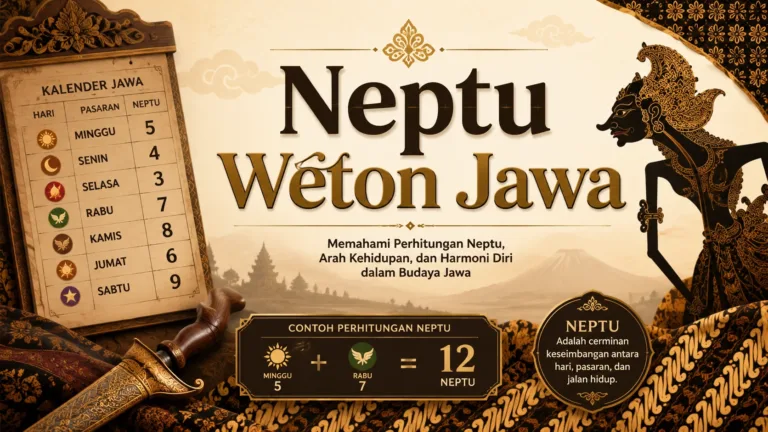 Neptu Weton Jawa: Daftar Nilai, Cara Hitung, dan Artinya