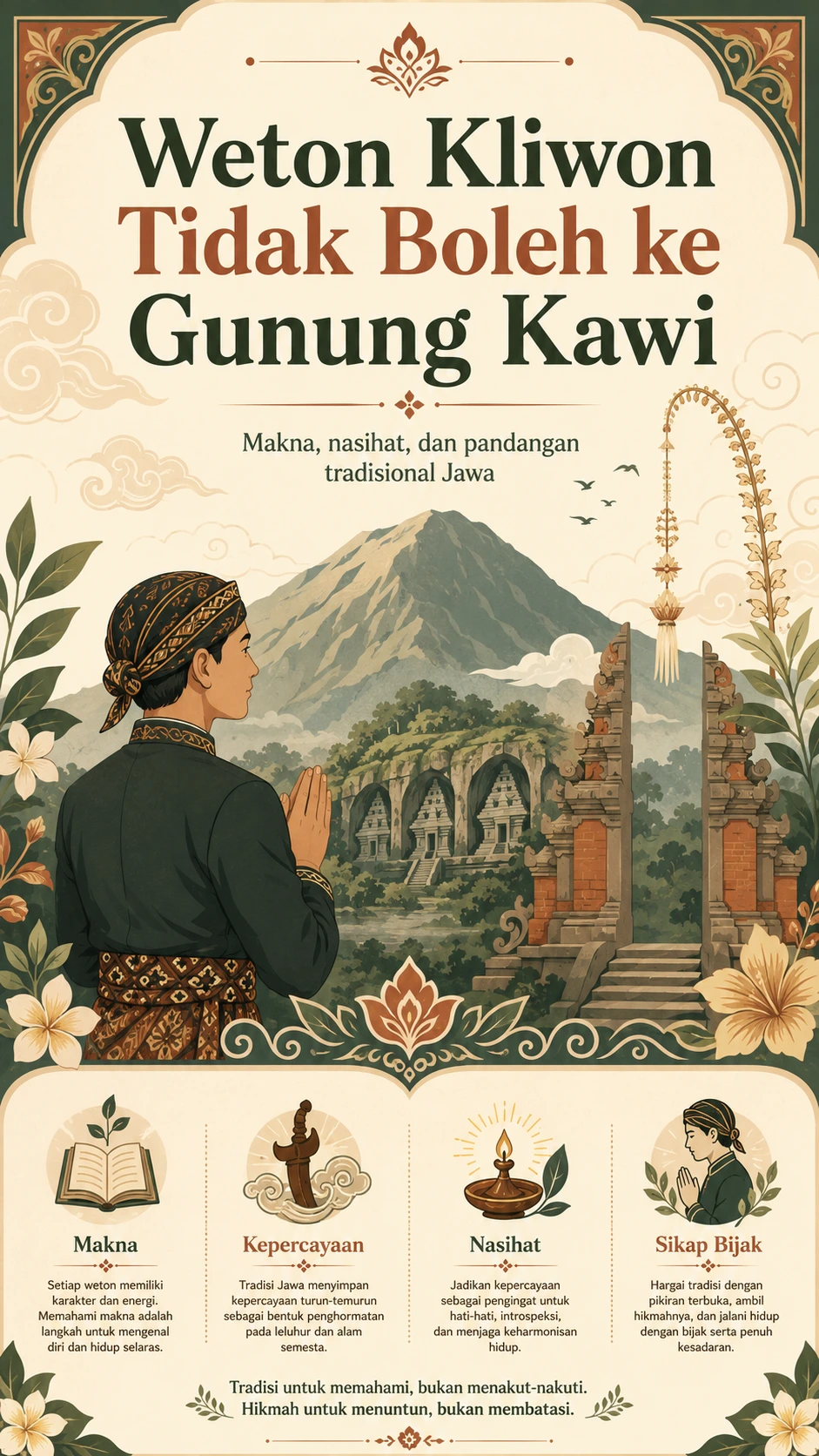 Kenapa Weton Kliwon Tidak Boleh ke Gunung Kawi