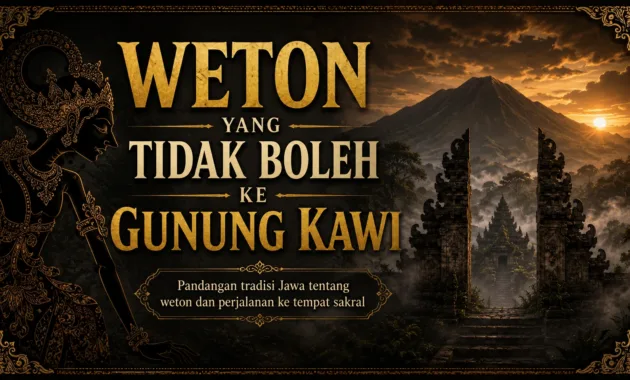 Weton yang Tidak Boleh ke Gunung Kawi Weton yang Tidak Boleh ke Gunung Kawi
