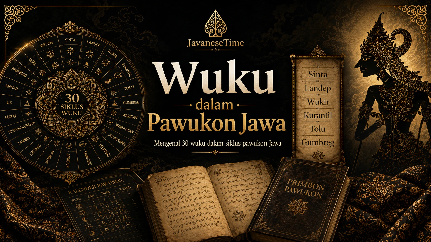 Daftar 30 Wuku dalam Pawukon Jawa secara Urut dan Lengkap