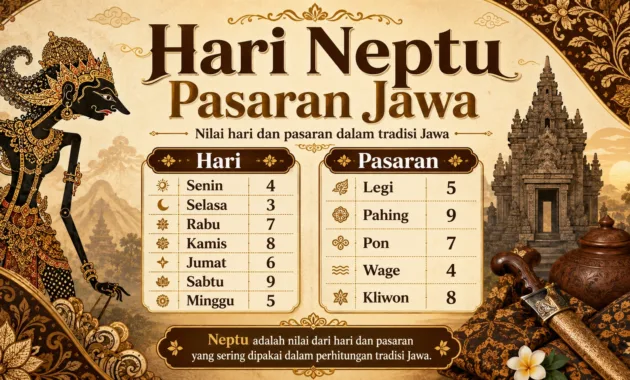 hari neptu pasaran jawa hari neptu pasaran jawa