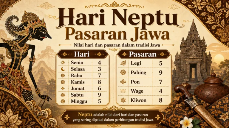 hari neptu pasaran jawa